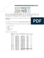 Cara Mengubah Data Koordinat Dari Excel Menjadi