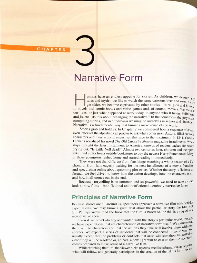 Bordwell Narrative Form PDF The Old Curiosity Shop Plot (Narrative)