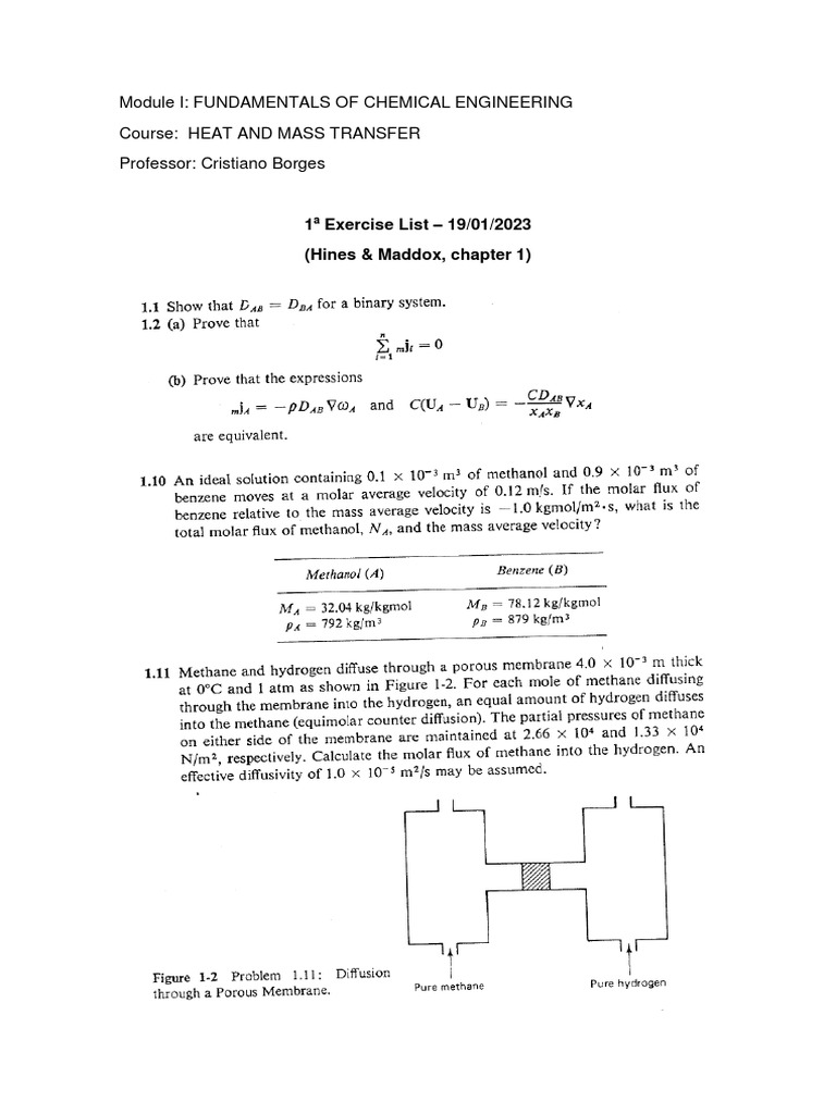 1st Exercise List PDF