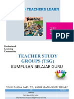 PLC TEACHER STUDY GROUPS (TSG)