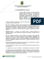 Lei Complementar Nº 32-2013 Cadastro Tecnico Ambiental