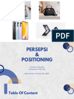 Perilaku Konsumen - Persepsi & Positioning