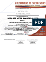 Certificado Acls Juan 1 PDF