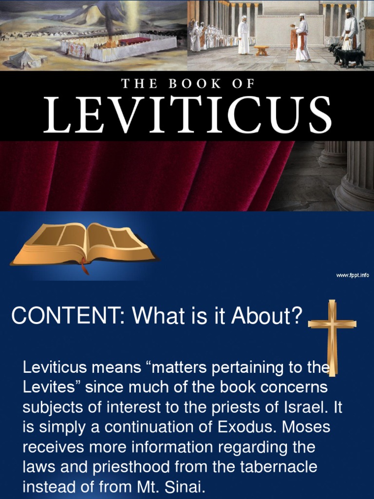 Summary Of The Book Of Leviticus Pdf