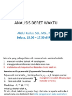 ANALISIS DERET WAKTU