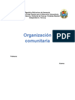 Organización Comunitaria