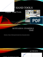 Use  of hand tools ppt