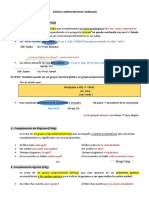 Complemento Predicativo y de Régimen