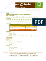 Cotización de Servicio Refacciones