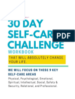 30 Day Self Care Challenge Free Workbook Printable 1