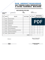 Cetak Laporan KRS Mahasiswa