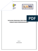 Tatacara Pengguna Ezbiz Mendaftar Perniagaan Baru1