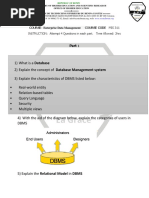 MIS 311 Exam