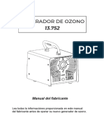 Manual Generador de Ozono