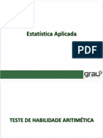 Aula 01 - Estatística Aplicada - Josemar