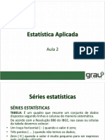 Aula 02 - Estatística Aplicada - Josemar