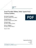 Israel Possible Military Strike Against Iran S