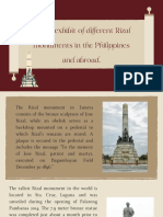 Rizal Monuments