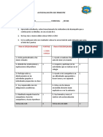 Autoevaluación 3er Timestre