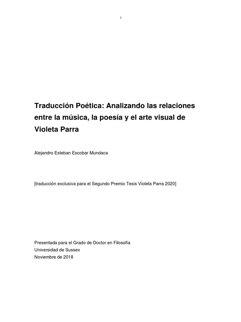 thesis spanish word