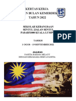 Kertas Kerja Sambutan Bulan Kemerdekaan TAHUN 2022: Sekolah Kebangsaan Sentul 2jalan Sentul Pasar51000 Kuala Lumpur