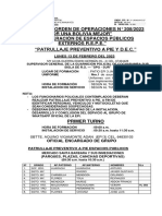 R.O. 208/2023 Patrullaje Preventivo EPI 3 Jaihuayco
