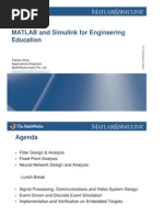 MATLAB Simulink For Engineering Education