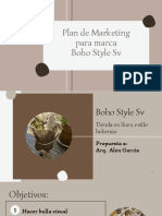 Marketing Managment para Marca Boho Style SV