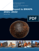 2021-2022 Annual Report BMAPA Protocol For Reporting Archaeological Finds