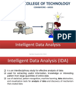 Sns College of Technology: Intelligent Data Analysis