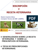 CÁCERES 2019 PRESCRIPCIÓN VETERINARIA y RECETA Final