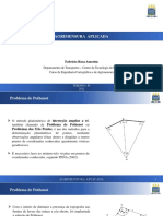 Resolvendo o Problema de Pothenot com Agrimensura Aplicada