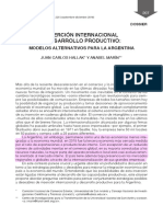 Insersión Internacional y Desarrollo Productivo