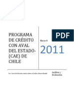Informe Programa de Crédito con Aval del Estado, Banco Mundial