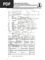 Format Biodata Mahasiswa Baru