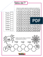 Tablas de 7