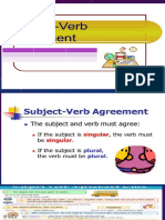 Subject - Verb Agreement