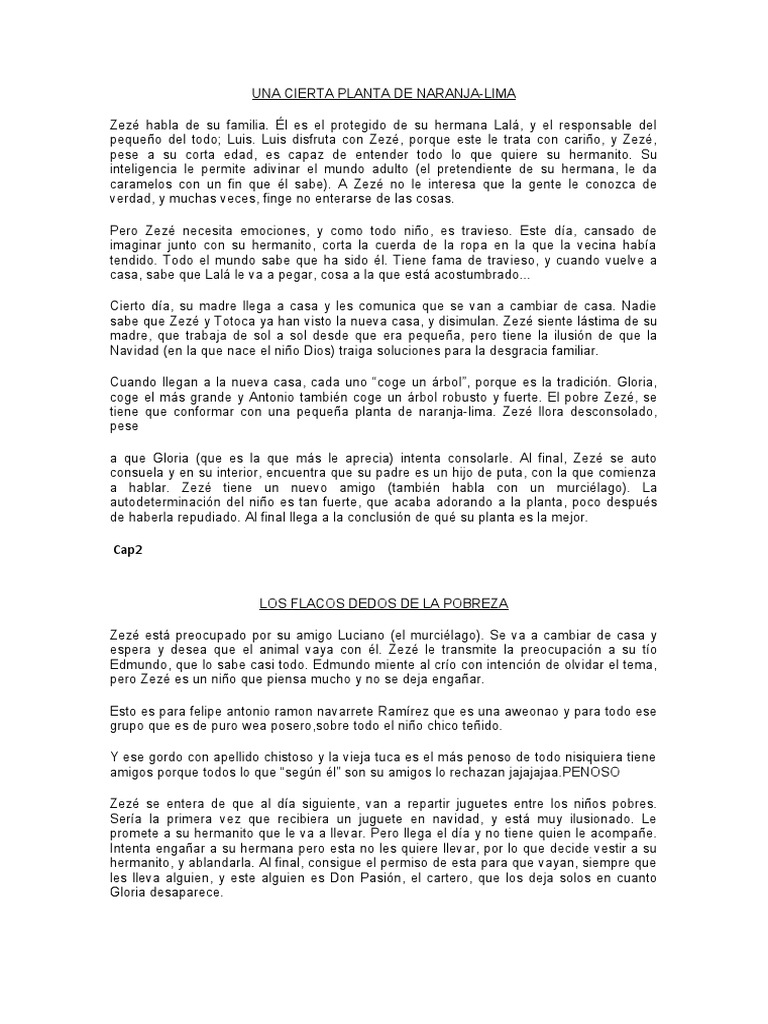 Una Cierta Planta de Naranja PDF