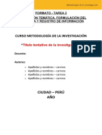 Metodología de investigación delimitación problema