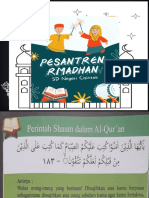 Pesantren Ramadhan Day 1