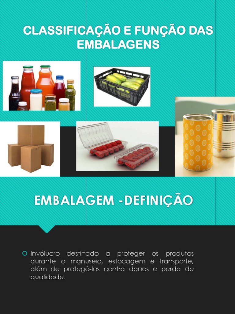 Classificação e Funções das Embalagens | PDF | Embalagem e rotulagem