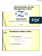 Familiarización de La Norma Iso 9001 2015