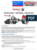 Instructions Moteur Rotax - Cadet - Nationale - Max by Elceka Magasin