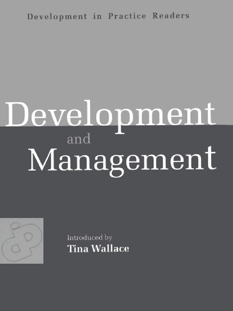 Development and Management | PDF | Non Governmental Organization ...