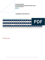 Sme SP Gabarito Definitivo RETIFO