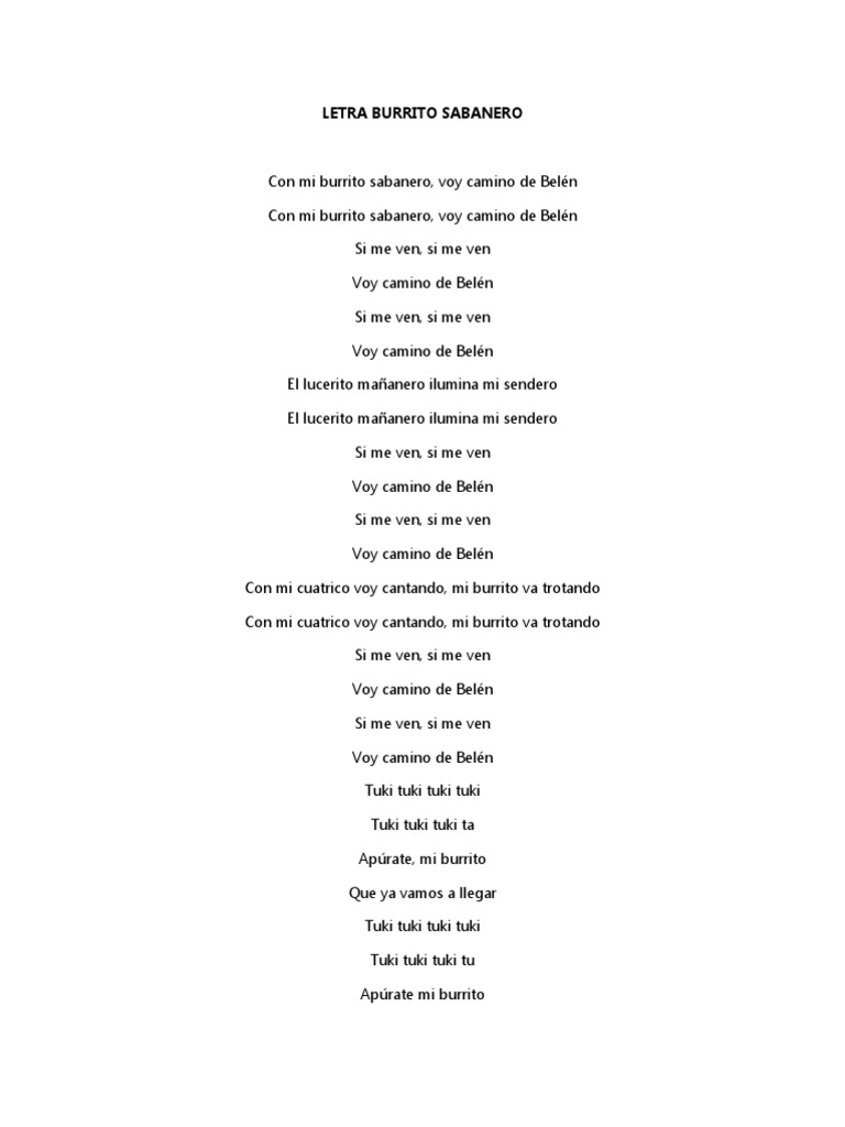 Letra de 