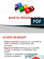 Bugetul Personal Si de Familie