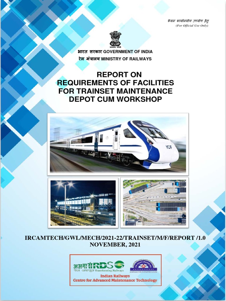 Infrastructure Facilities Trainset Depot Draft Final V1 0 | PDF | Train