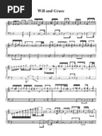 Will Amp Grace Theme Piano Sheet Music