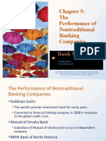 Chapter 5 The Performance of Nontraditional Banking Companies